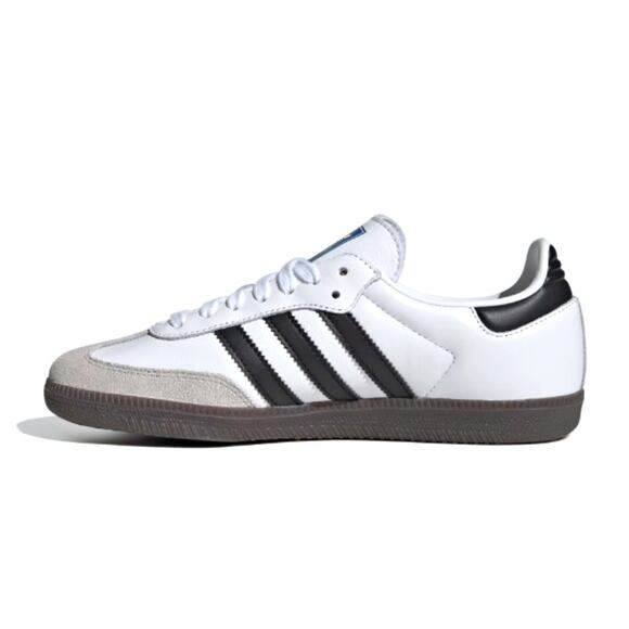 Adidas Women's Cloud White Core Black Gum Samba Original Shoes Size 9.5 - Picture 11 of 13